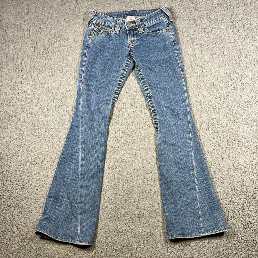 True Religion Blue Flare Jeans - Picture 1 of 11